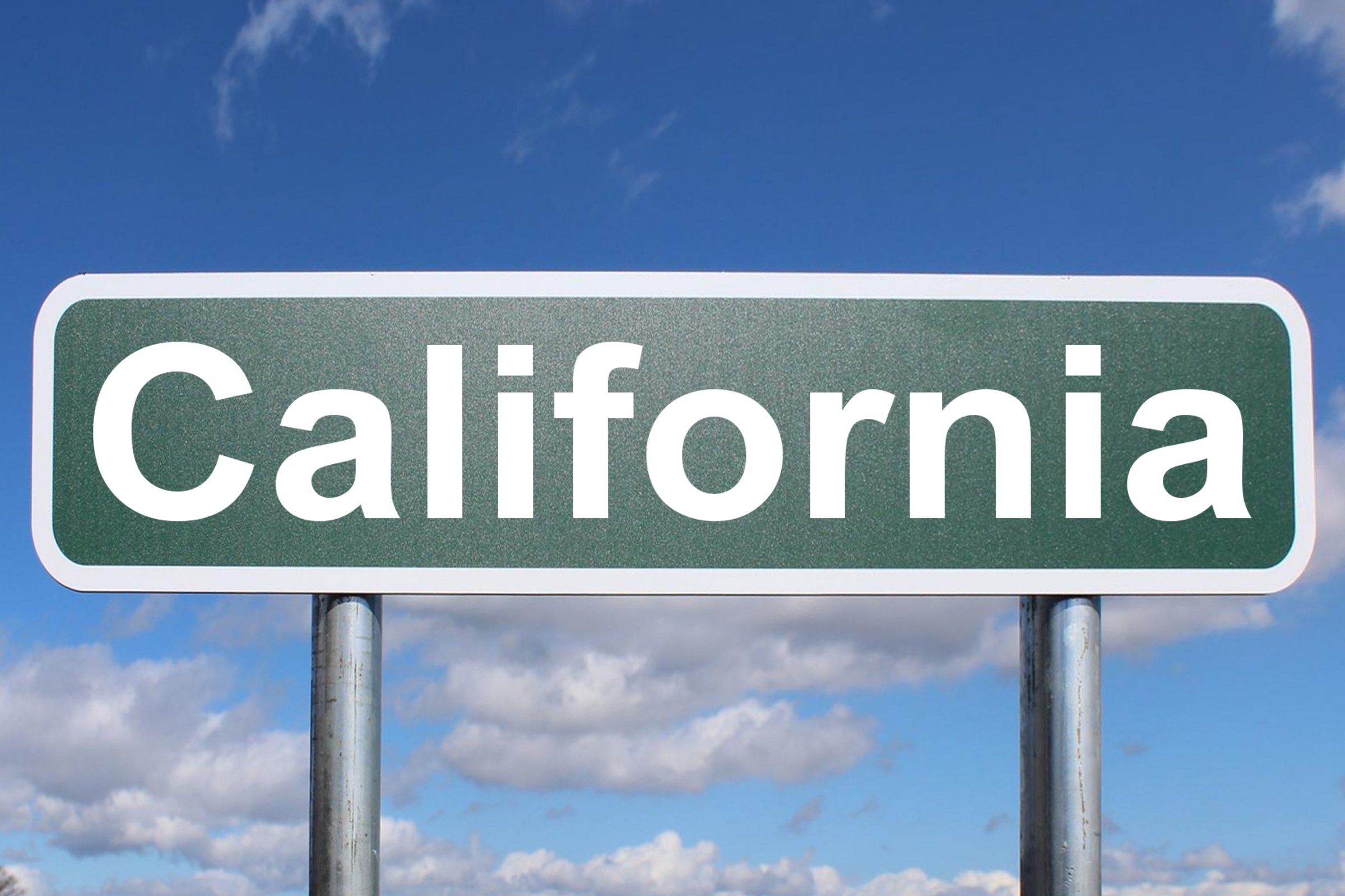 California sign